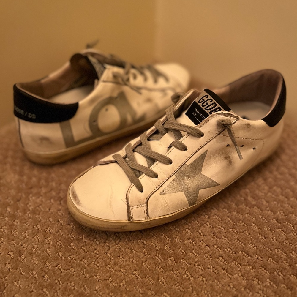 Golden Goose Super-Star Low Top Sneaker, Size 37